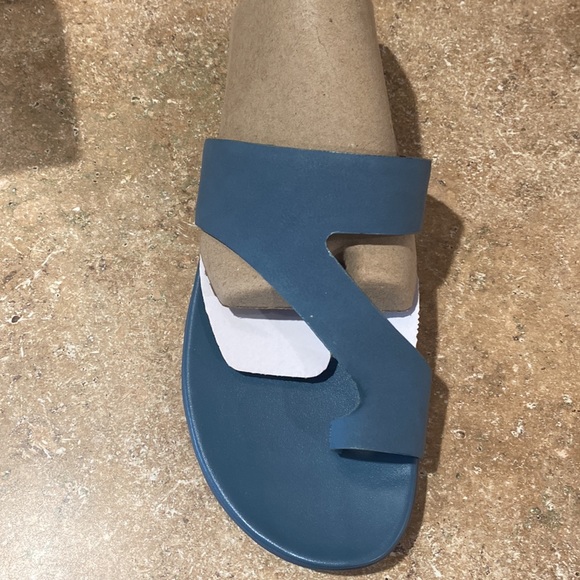 Naturalizer Shoes - Naturalizer 9.5 wide slide in sandals. Storm blue color.  Brand new.